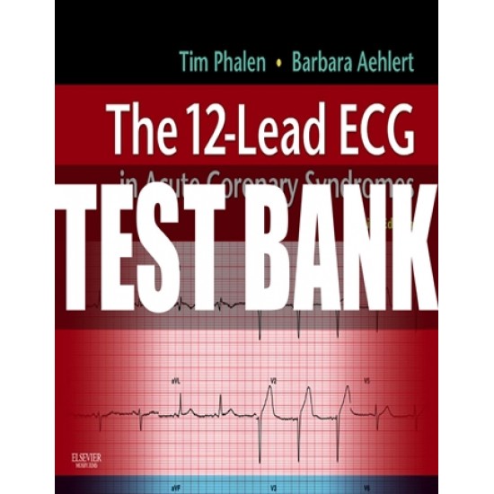 the 12 lead ecg test bank