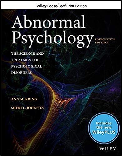 Abnormal Psychology