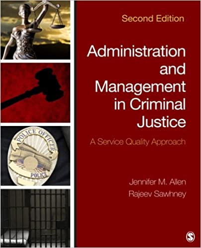 Administration And Management In Criminal Justice