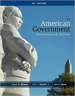 American Government Institutions & Policies