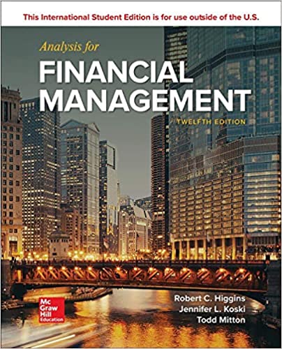 Analysis for Financial Management