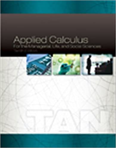 Applied Calculus for the Managerial Life and Social Sciences