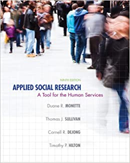 Applied Social Research A Tool for the Human Services