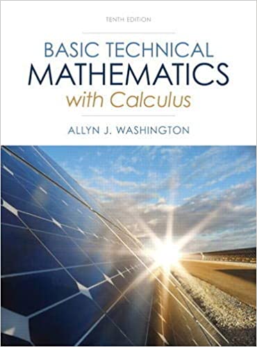 Basic Technical Mathematics With Calculus SI Version Canadian