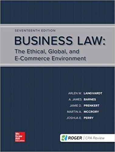 Business Law 17th Edition By Arlen Langvardt