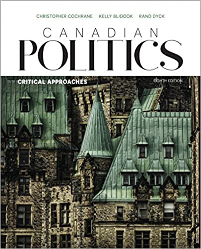 Canadian Politics Critical Approaches