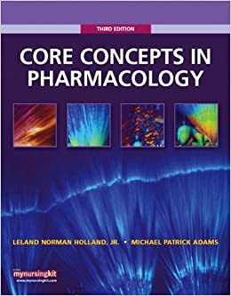 Core Concepts in Pharmacology