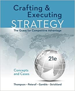 Crafting & Executing Strategy The Quest for Competitive Advantage Concepts and Cases