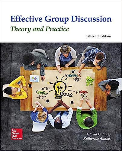 Effective Group Discussion Theory and Practice