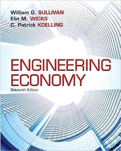 Engineering Economy 16th Edition By Sullivan