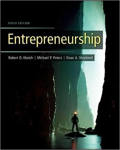 Entrepreneurship 9th Edition By Hisrich