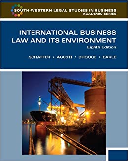 International Business Law and Its Environment