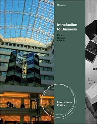 Introduction to Business International Edition