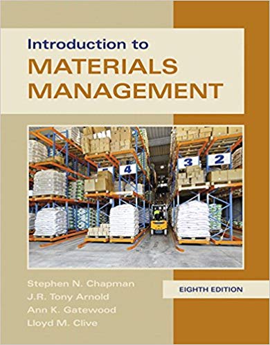 Introduction to Materials Management 8th Edition Chapman