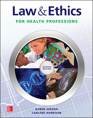 Law & Ethics For Health Professions 7Th Edition By Karen Judson Test Bank