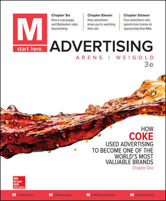 M Advertising 3rd Edition By William Arens Test Bank