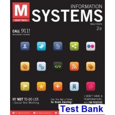 M Information Systems 2nd Edition Paige Baltza Test Bank