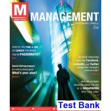 M Management 3rd Edition Bateman Test Bank