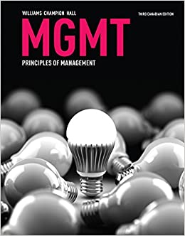 MGMT Principles of Managements Canadian