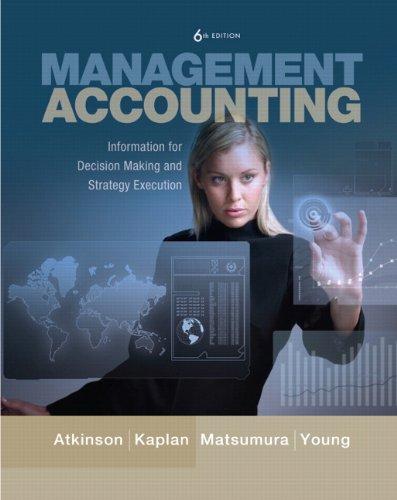 Management Accounting Information For Decision Making And Strategy Execution 6th Edition Test Bank