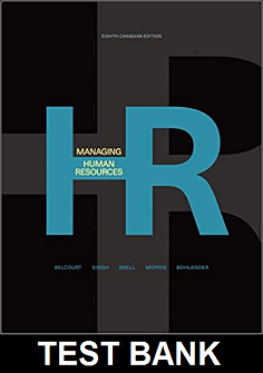 Managing Human Resources Canadian 8th Edition Belcourt