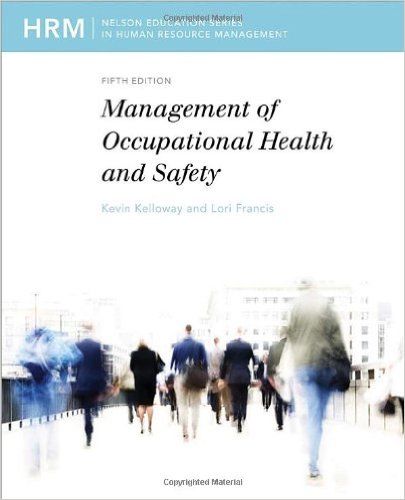 Managmenet Occupation Health And Safety 5th Edition Test Bank