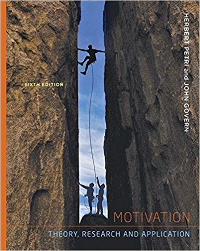 Motivation Theory Research and Application 6th Edition by Herbert L. Petri Test Bank