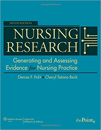 Nursing Research Generating and Assessing Evidence For Nursing practice 9th edition Test Bank