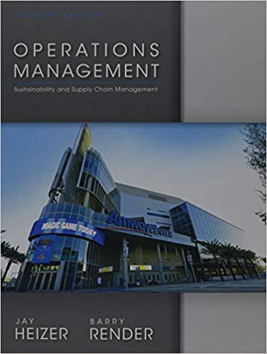 Operations Management 11th Edition By Jay Heizer Test Bank