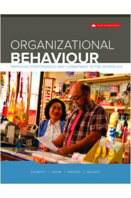 Organizational Behaviour Improving Performance And Commitment In The Workplace Test Bank