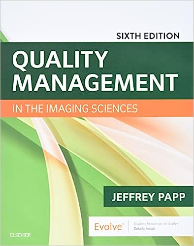 Quality Management in the Imaging Sciences