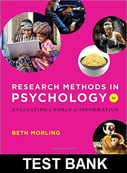 Research Methods in Psychology Evaluating a World of Information 2nd Edition