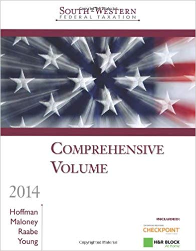 South Western Federal Taxation 2014 Comprehensive 37th Edition Test Bank