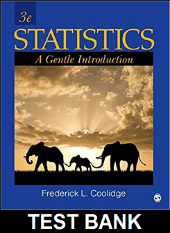 Statistics A Gentle Introduction 3rd Edition Coolidge