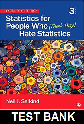 Statistics for People Who Think They Hate Statistics 3rd Edition Salkind