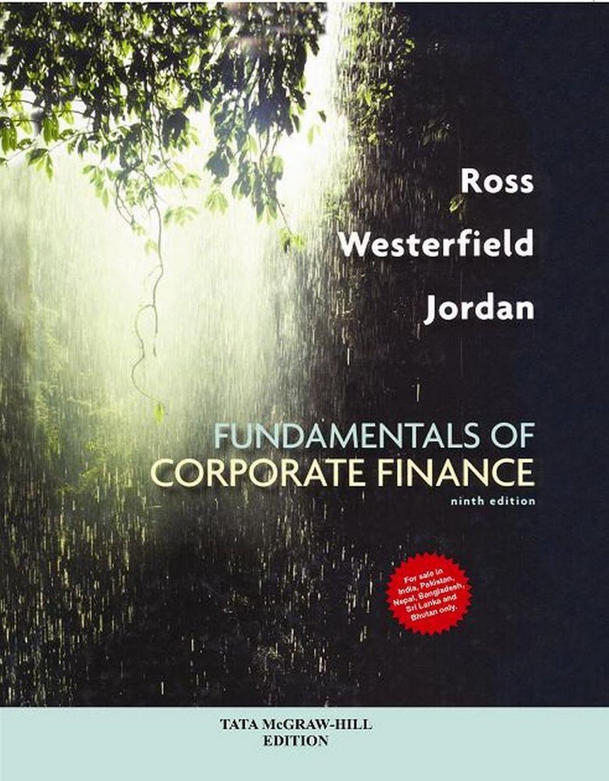 Test Bank For Fundamentals Of Corporate Finance 9th Canadian Edition By Ross