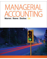 Test Bank For Managerial Accounting 13th Edition By Carl Warren James