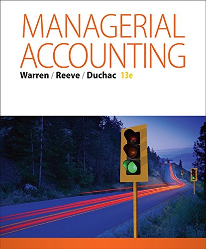 Test Bank for Financial & Managerial Accounting 13th Edition By Warren