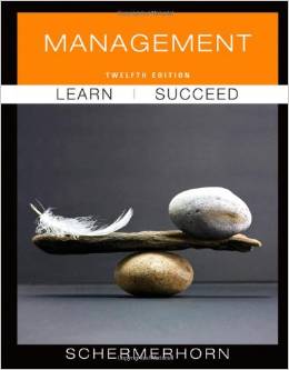 Test Bank for Management 12th Edition John Schermerhorn