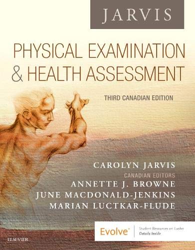 Test Bank for Physical Examination and Health Assessment CANADIAN 3rd Edition